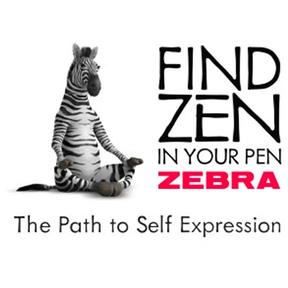 Find Zen in your pen ZEBRA: The path to self expression