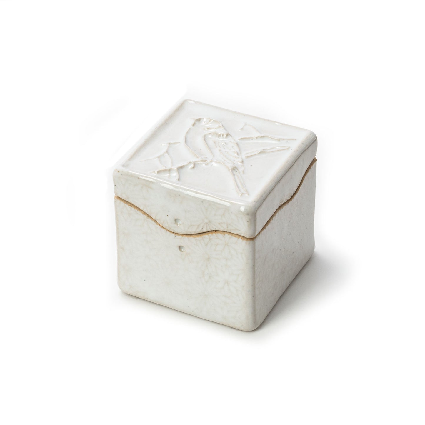 Handmade Ceramic Itty Bitty Box: Chickadee - Chrysler Museum Shop