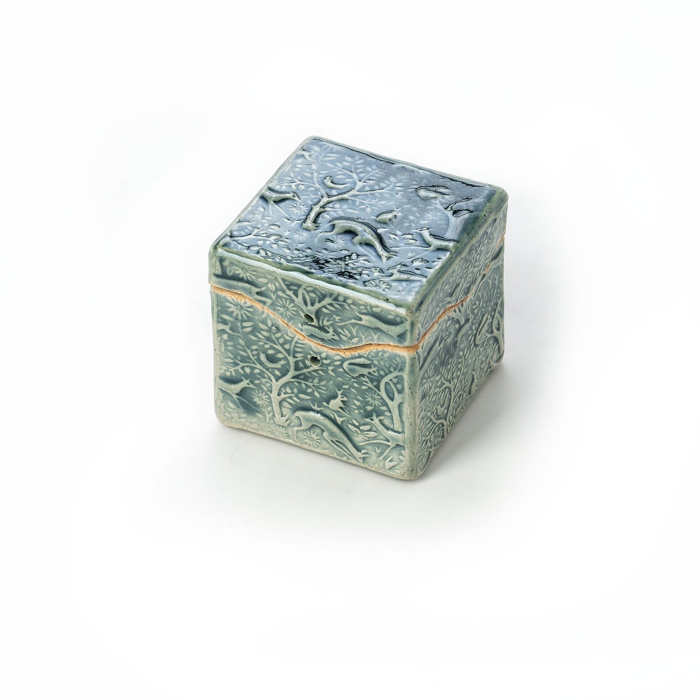 Handmade Ceramic Itty Bitty Box: In The Woodland Realm - Chrysler Museum Shop