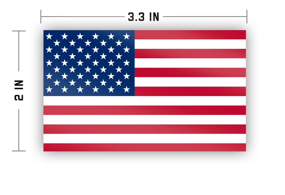 American Flag Sticker