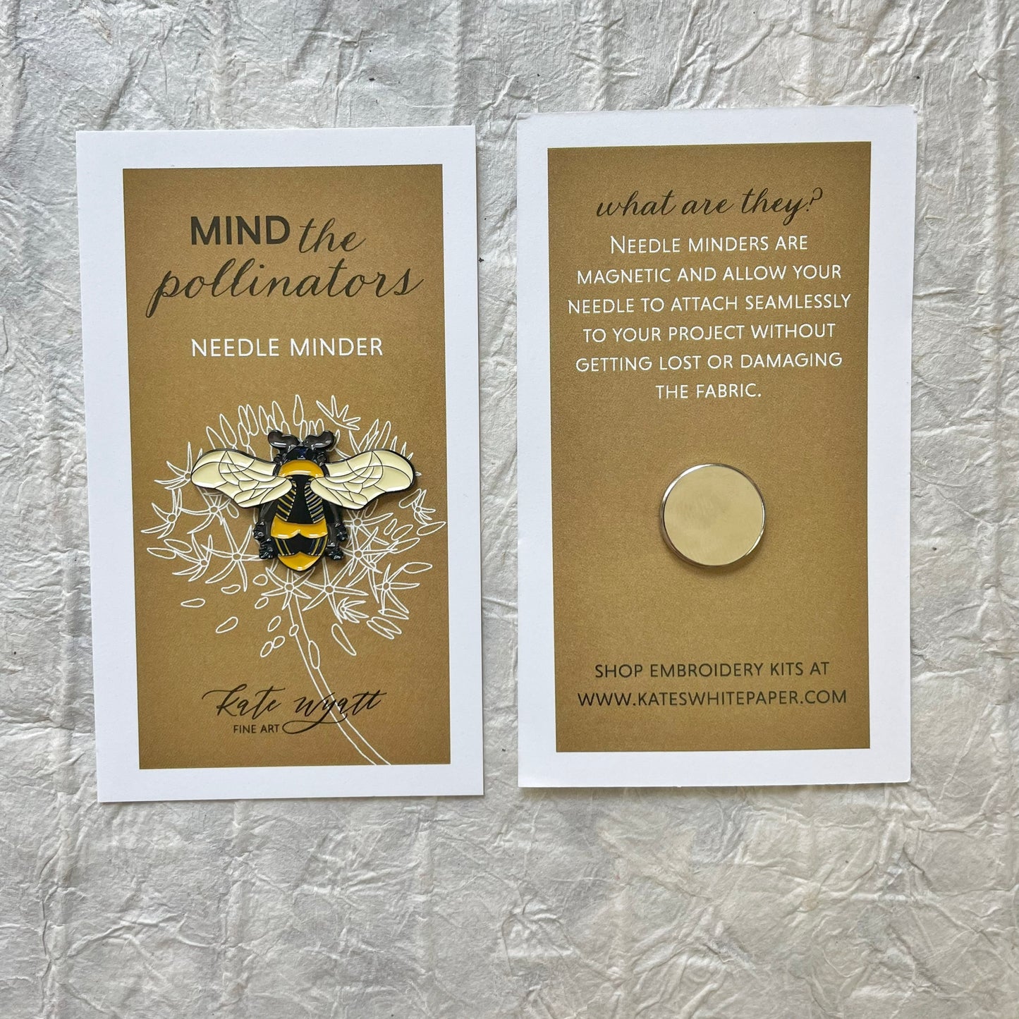 Enamel Needle Minder: Bumblebee