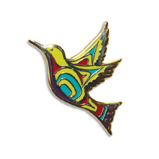 Hummingbird Enamel Pin - Chrysler Museum Shop