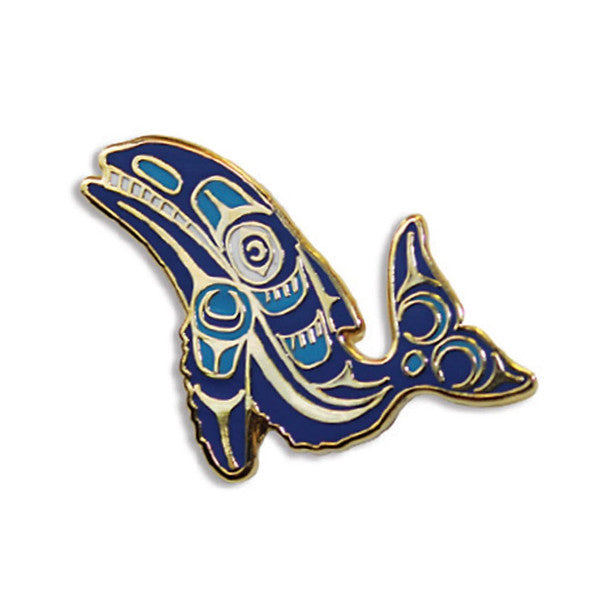 Whale Enamel Pin - Chrysler Museum Shop