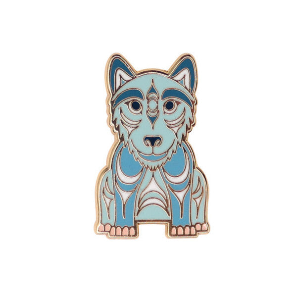 Wolf Cub Enamel Pin by Simone Diamond - Chrysler Museum Shop