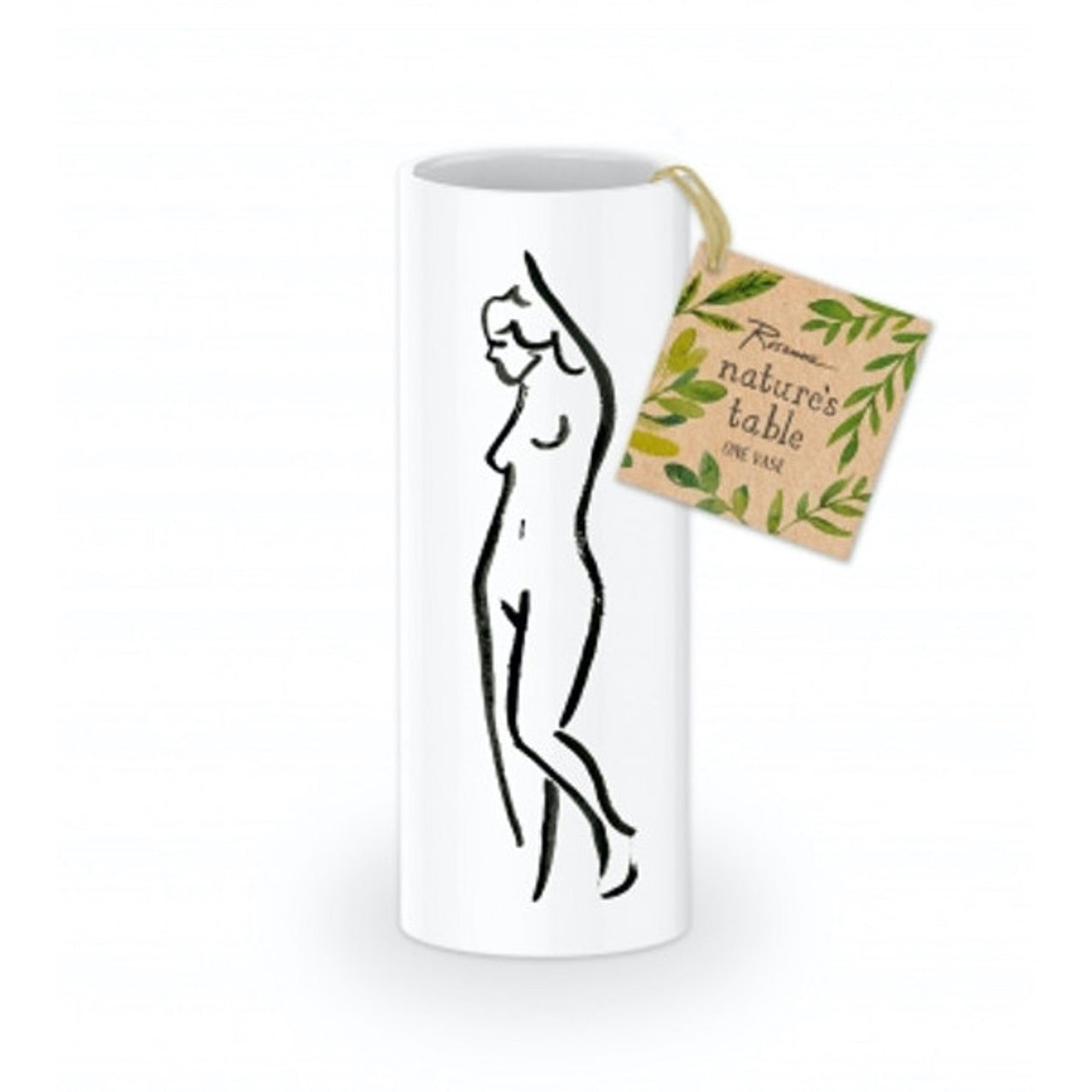 Standing Nude Bud Vase