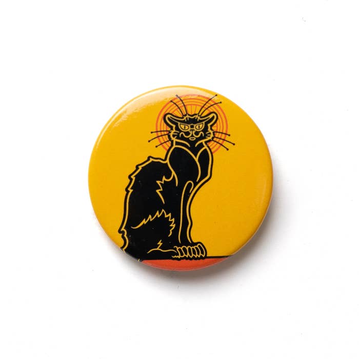 Art Button: Steinlen's "Le Chat Noir" - Chrysler Museum Shop