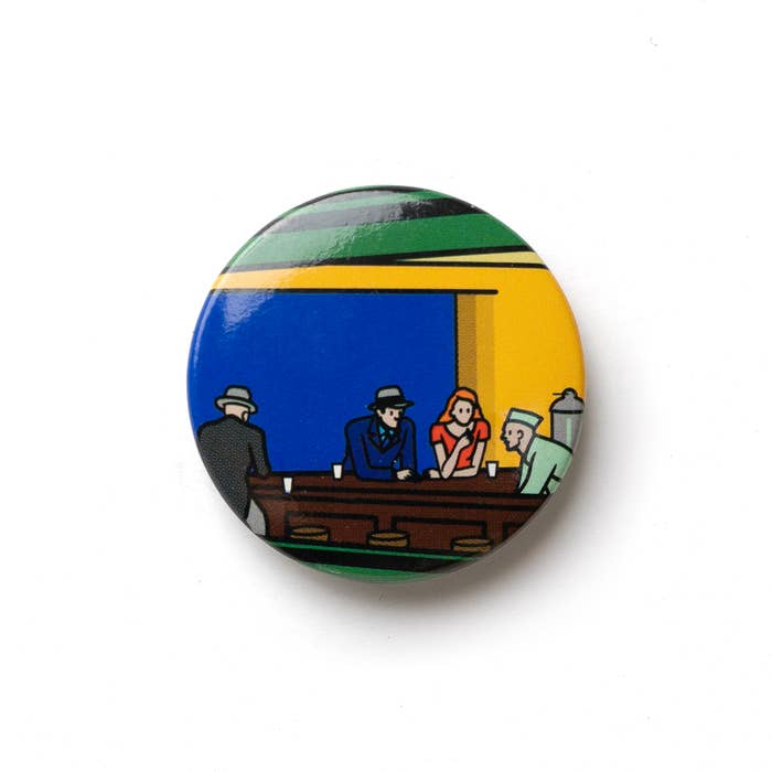 Art Button: Hopper's "Nighthawks" - Chrysler Museum Shop