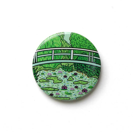 Art Button: Monet's "Japanese Bridge"