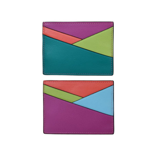 Leather Asymmetric Card Cases