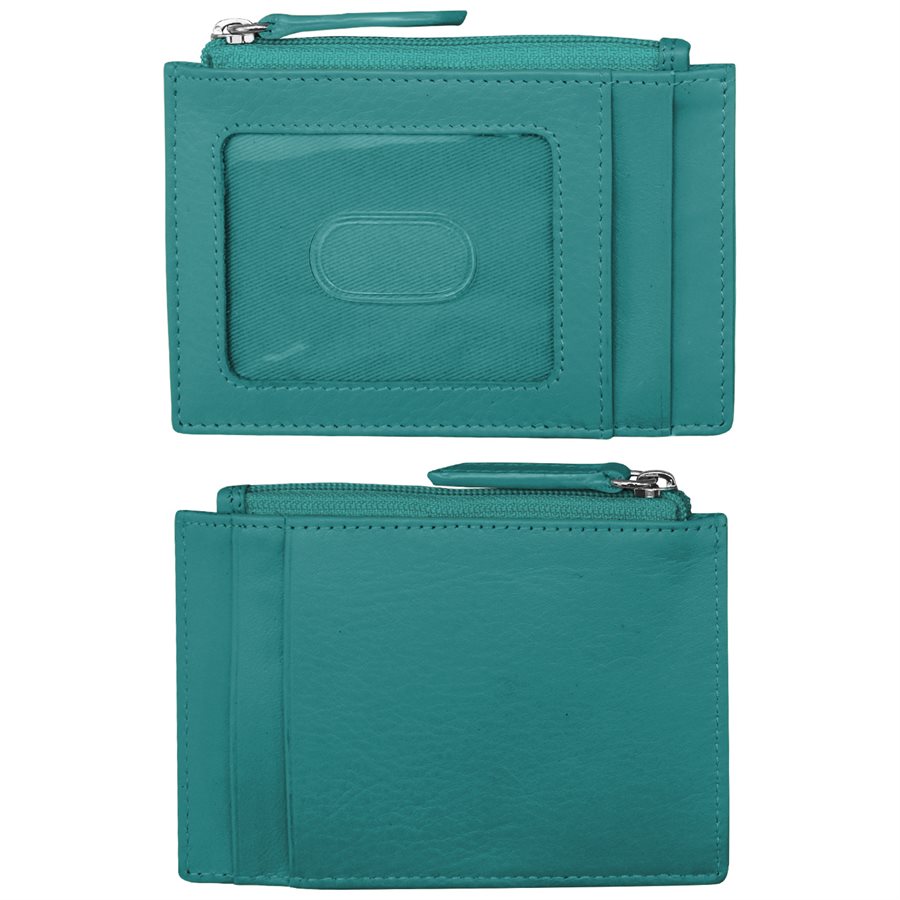 Zip ID Card Case: Aqua - Chrysler Museum Shop