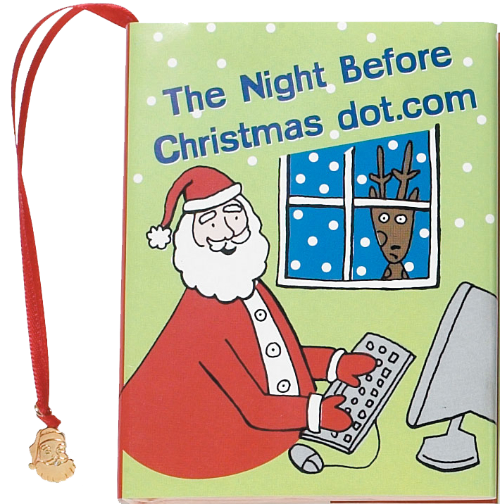 The Night Before Christmas Dot Com Mini Book - Chrysler Museum Shop