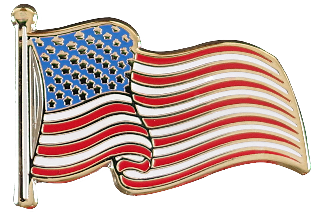 USA Flag Enamel Pin
