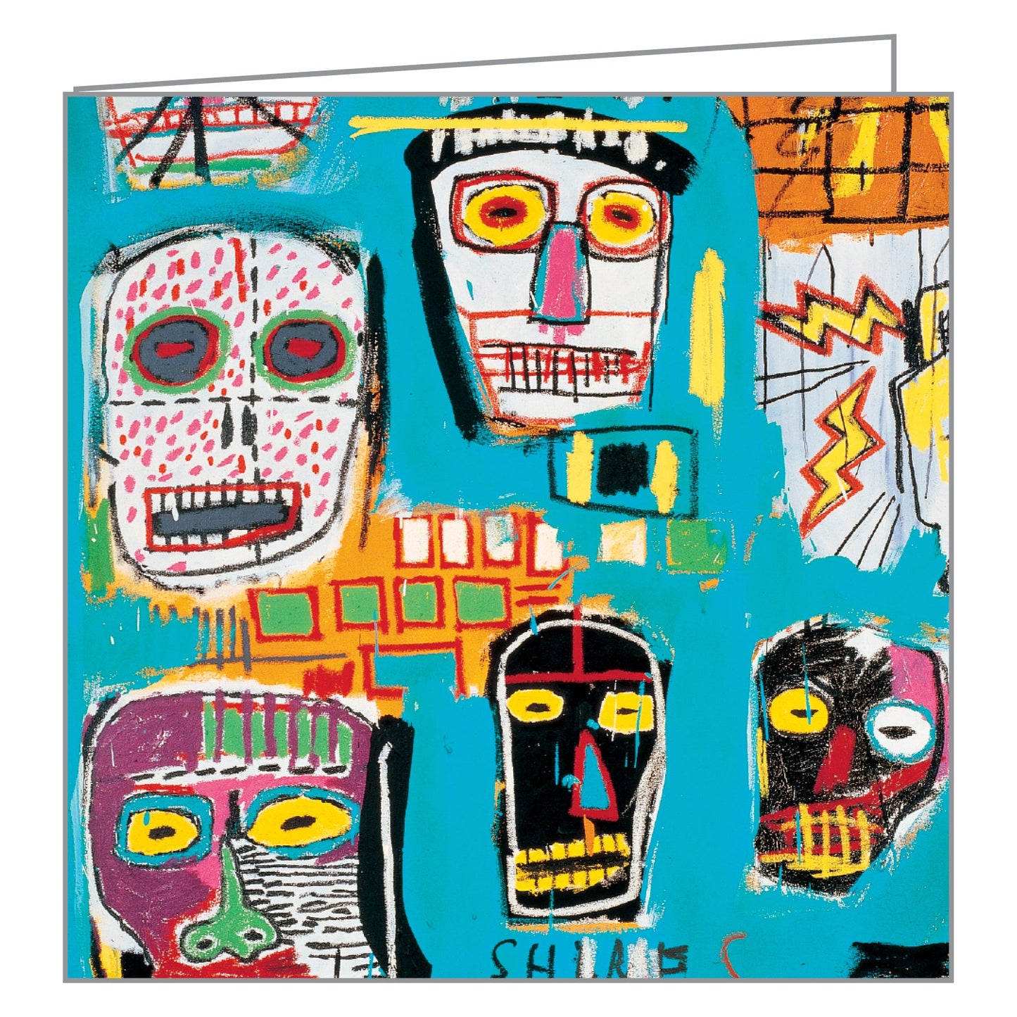 Basquiat Mini FlipTop Note Card Box