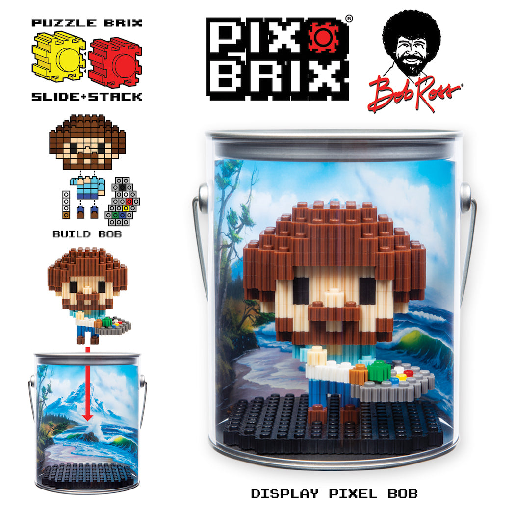 Bob Ross Pix Brix Set - Chrysler Museum Shop