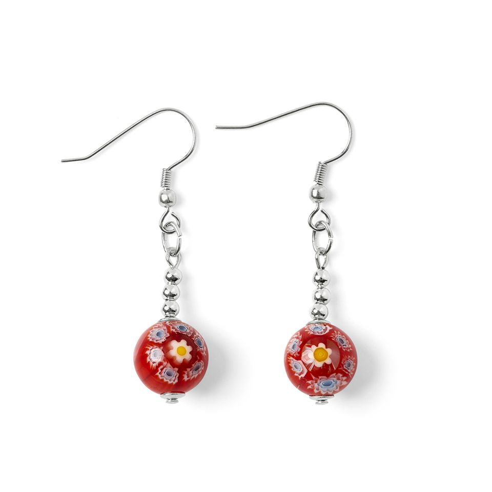 Murano Glass Bead Earrings "Erica" - Chrysler Museum Shop