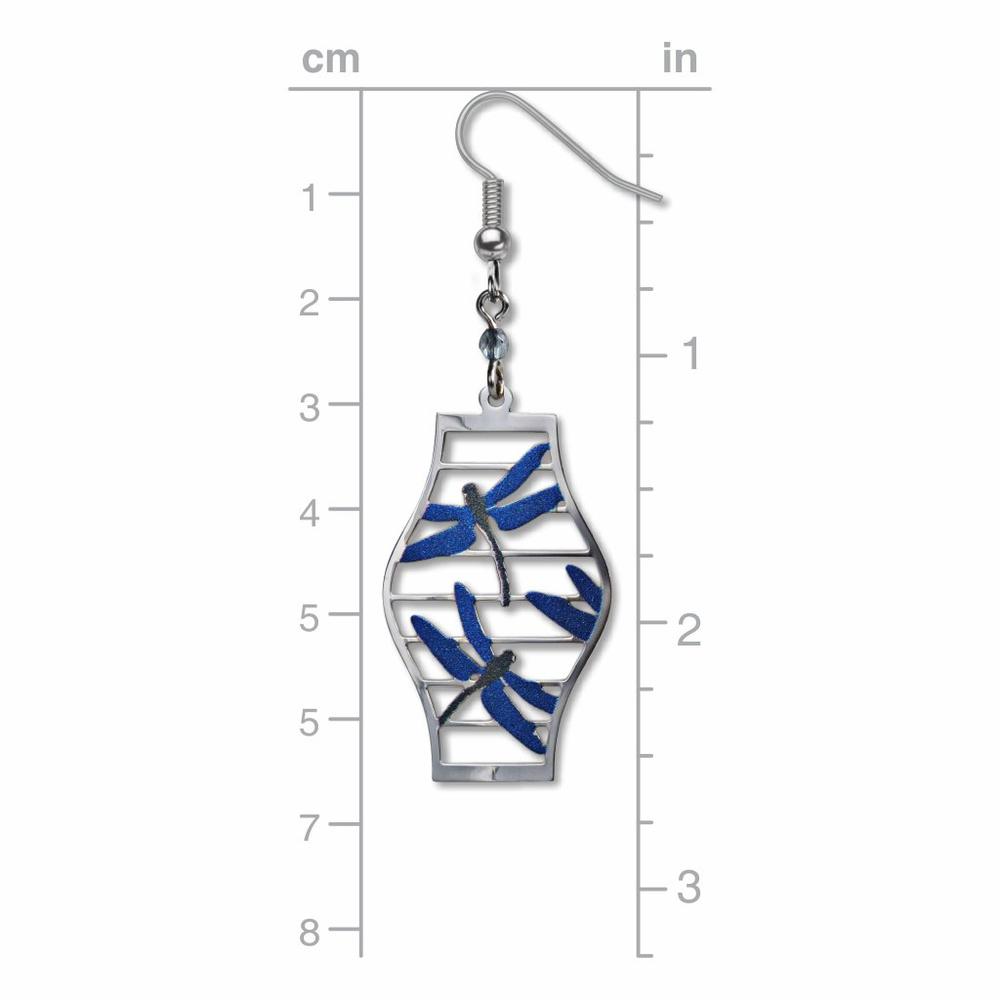 Japanese Dragonfly Lantern Earrings - Chrysler Museum Shop