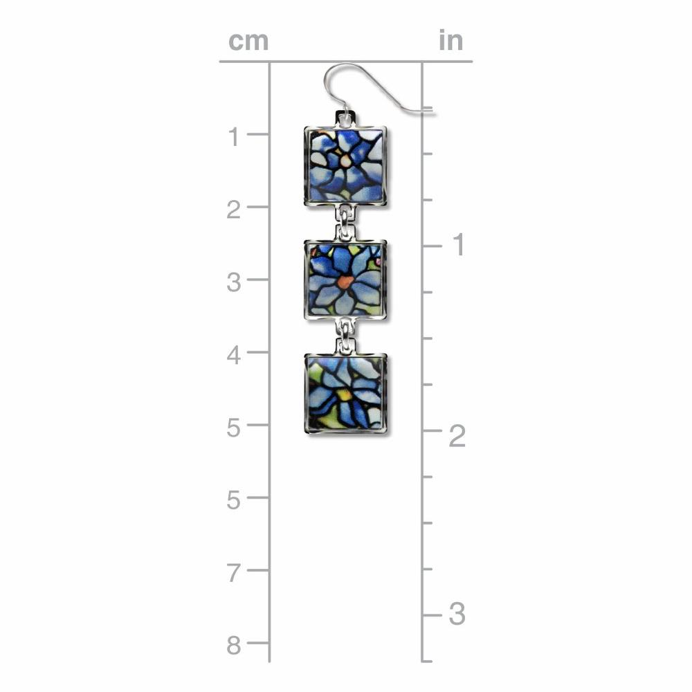 Tiffany Clematis Dangle Earrings - Chrysler Museum Shop