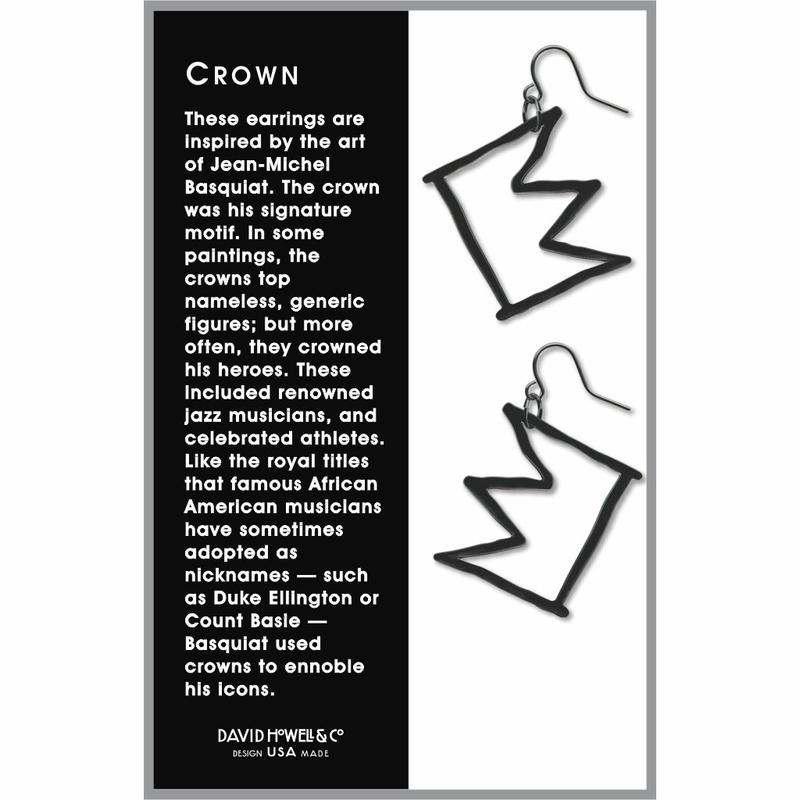 Crown Earrings - Chrysler Museum Shop