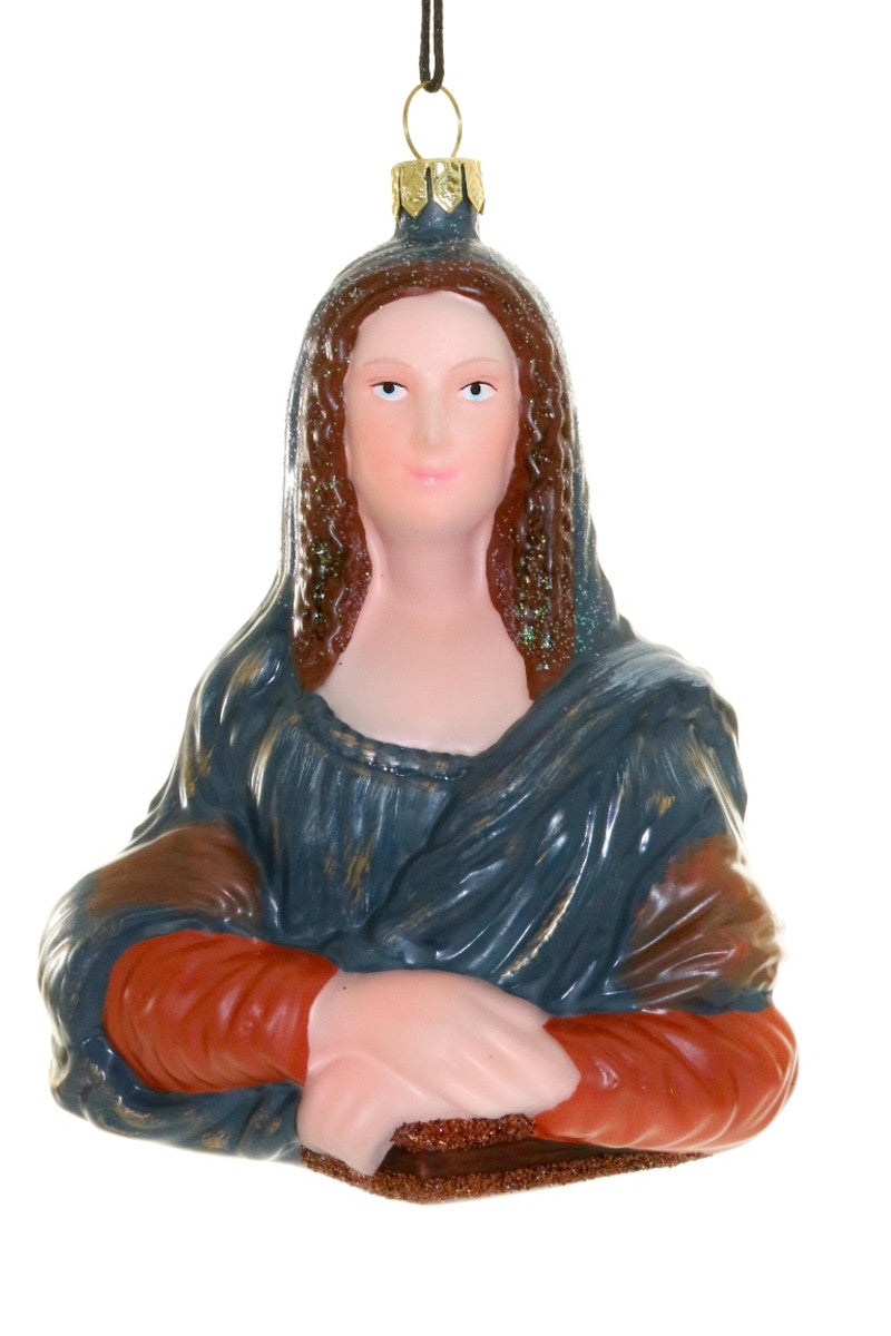 Glass Ornament: Mona Lisa Bust - Chrysler Museum Shop