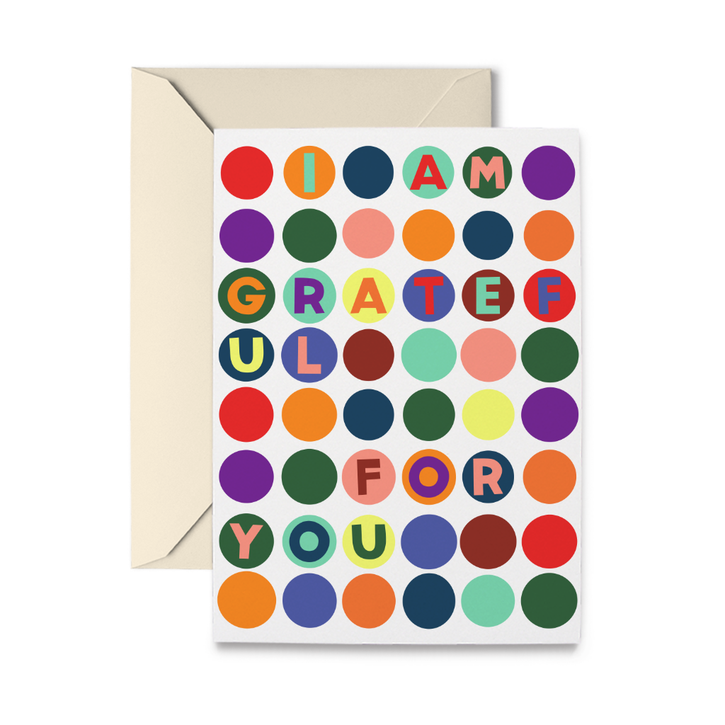 Grateful For You Greeting Card - Chrysler Museum Shop
