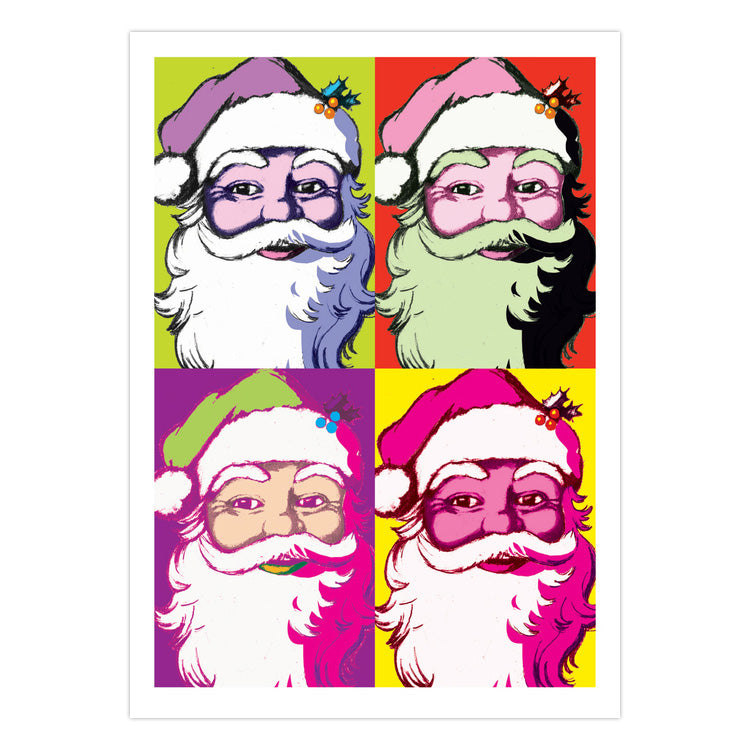 Pop Art Santa Cards - Chrysler Museum Shop