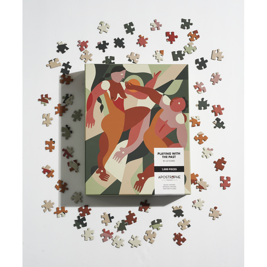 Jigsaw Puzzle: "Playing With The Past," by Liz Flores - Chrysler Museum Shop