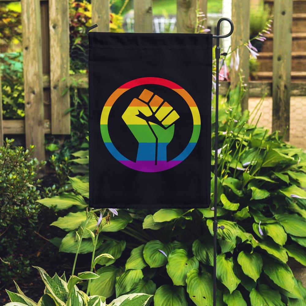 Black Lives Matter + Pride Garden Flags - Chrysler Museum Shop