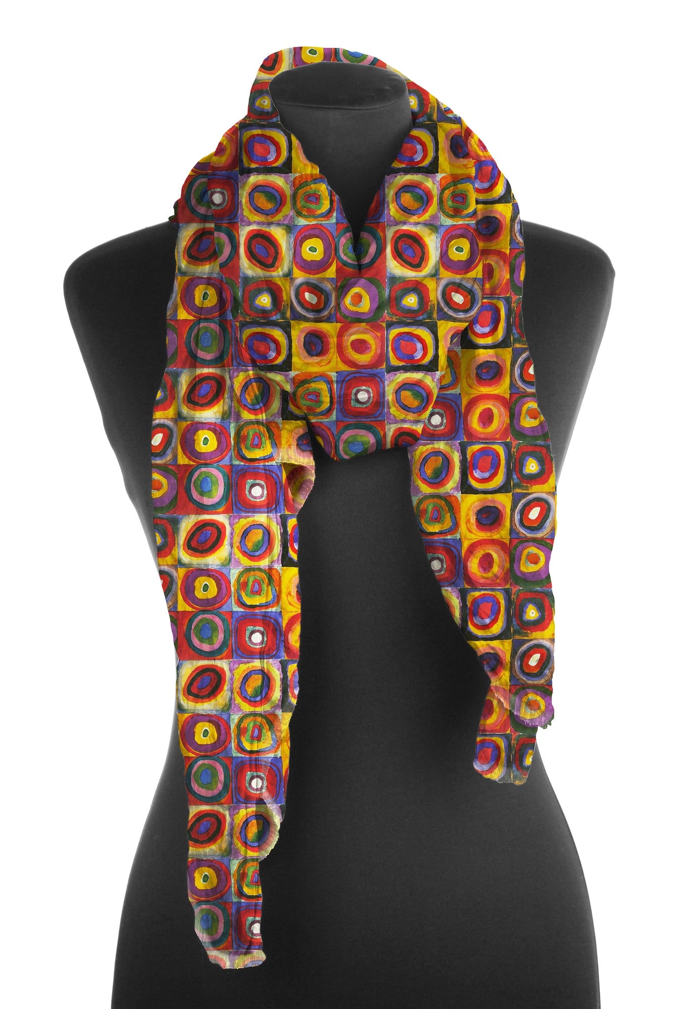 Fine Art Shawl/Scarf: Kandinsky's Circles - Chrysler Museum Shop