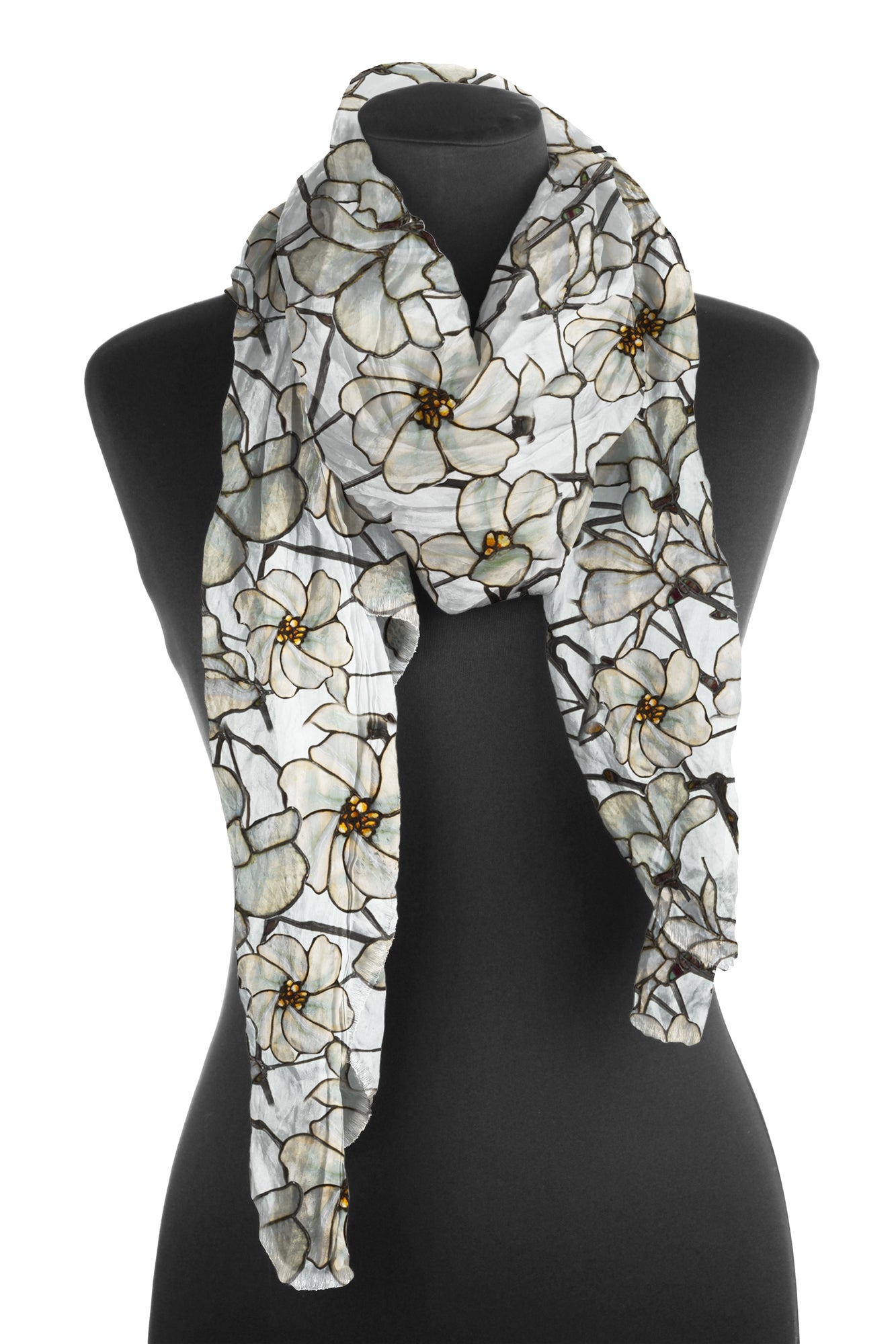 Fine Art Shawl/Scarf: Tiffany's Magnolia - Chrysler Museum Shop