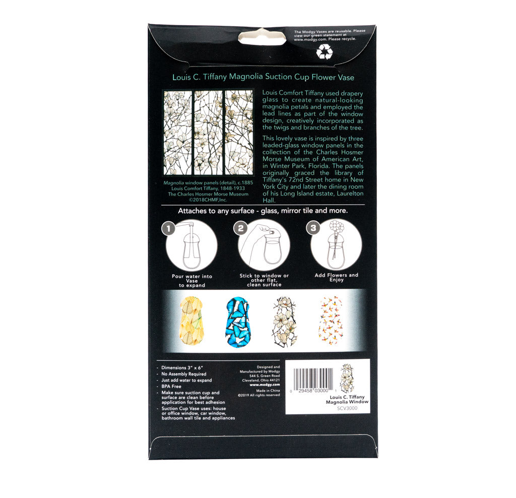 Tiffany "Magnolia Window" Suction Cup Bud Vase - Chrysler Museum Shop