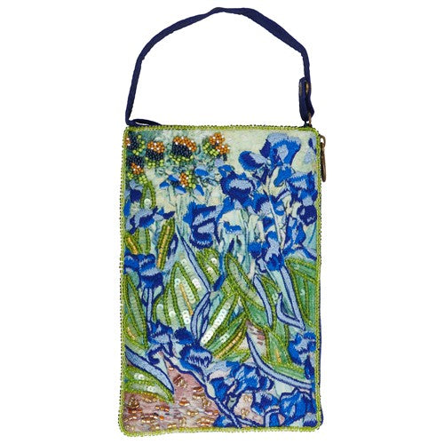Beaded Club Bag: van Gogh's Irises (Front) - Chrysler Museum Shop