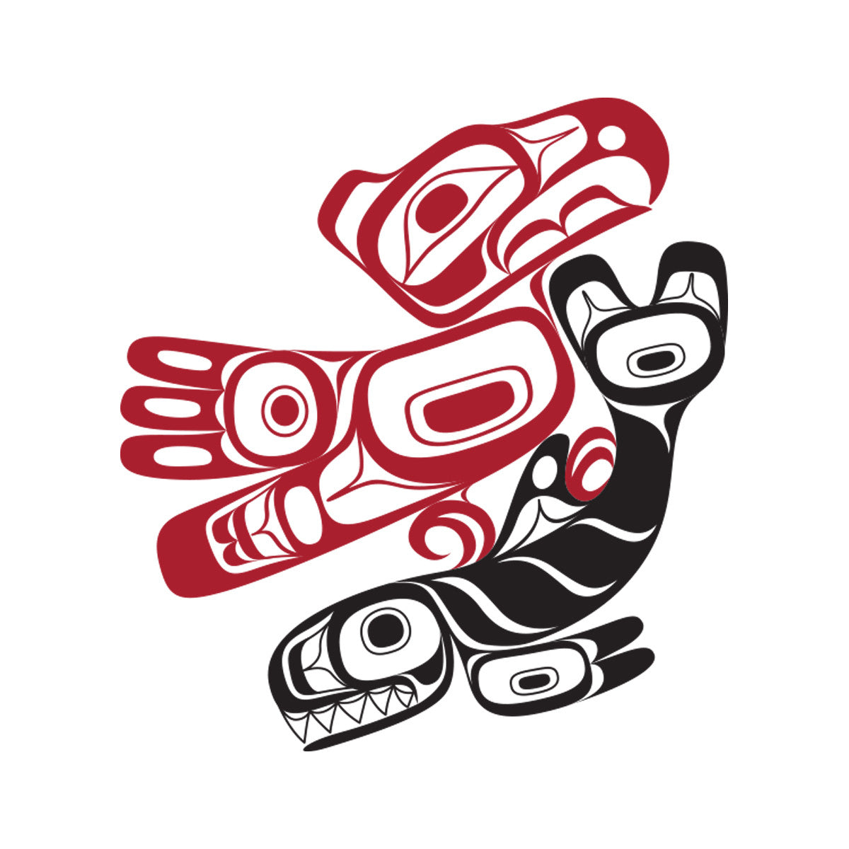 Thunderbird & Orca Temporary Tattoo - Chrysler Museum Shop