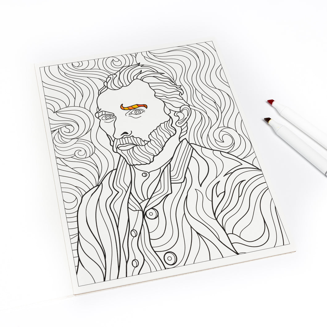 Vincent van Gogh Coloring Book - Chrysler Museum Shop