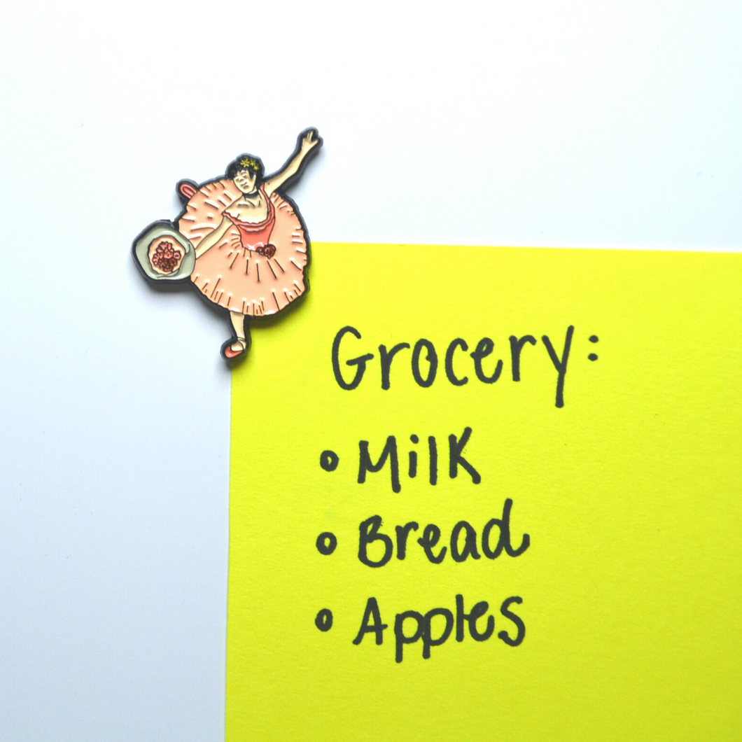 Enamel Magnet: Degas' Dancer with a Bouquet - Chrysler Museum Shop