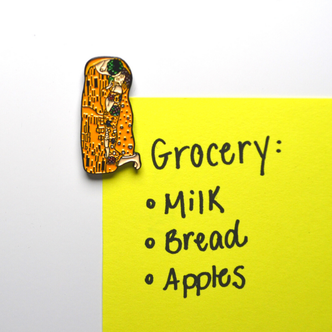 Enamel Magnet: Klimt's The Kiss - Chrysler Museum Shop