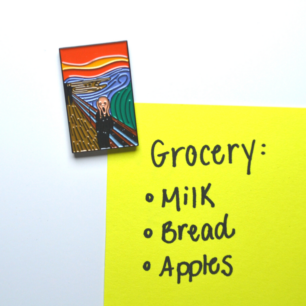 Enamel Magnet: Munch's The Scream - Chrysler Museum Shop