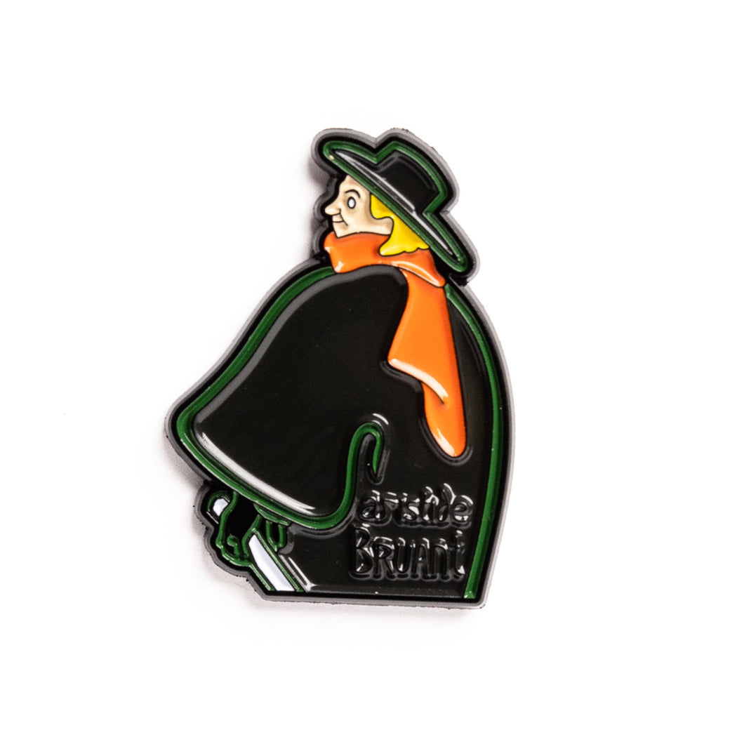 Enamel Pin: Toulouse-Lautrec's Aristide Bruant in his Cabaret - Chrysler Museum Shop