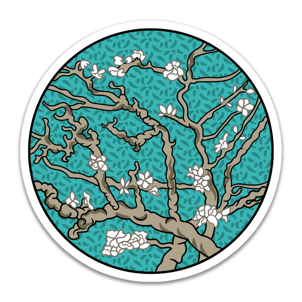 Sticker: van Gogh's "Almond Blossom" - Chrysler Museum Shop