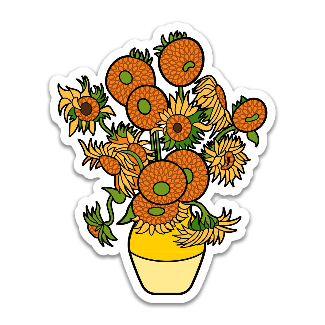 Sticker: van Gogh's "Sunflowers" - Chrysler Museum Shop