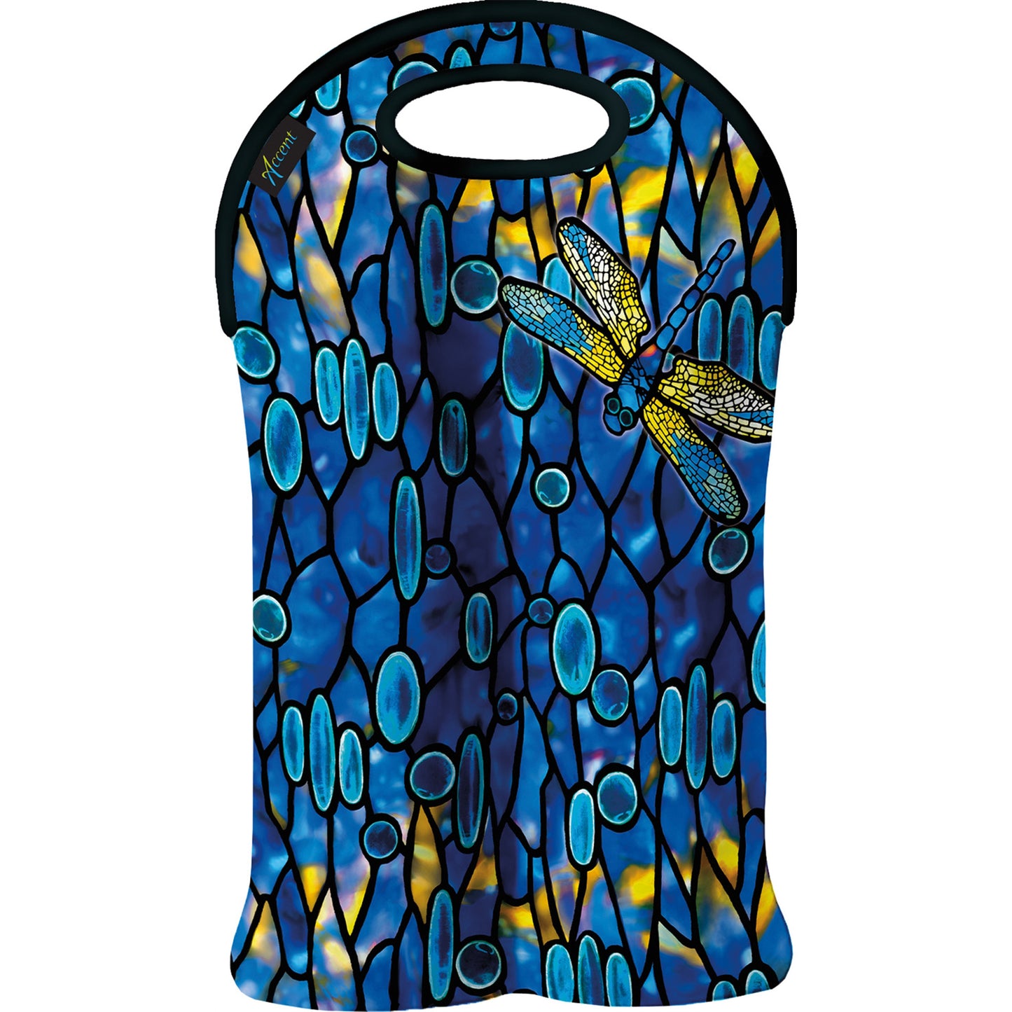 Double Wine Tote: Tiffany's Dragonflies - Chrysler Museum Shop