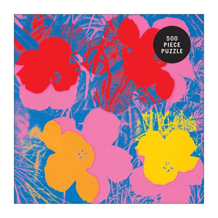 Andy Warhol 500 Piece Jigsaw Puzzle "Flowers" - Chrysler Museum Shop