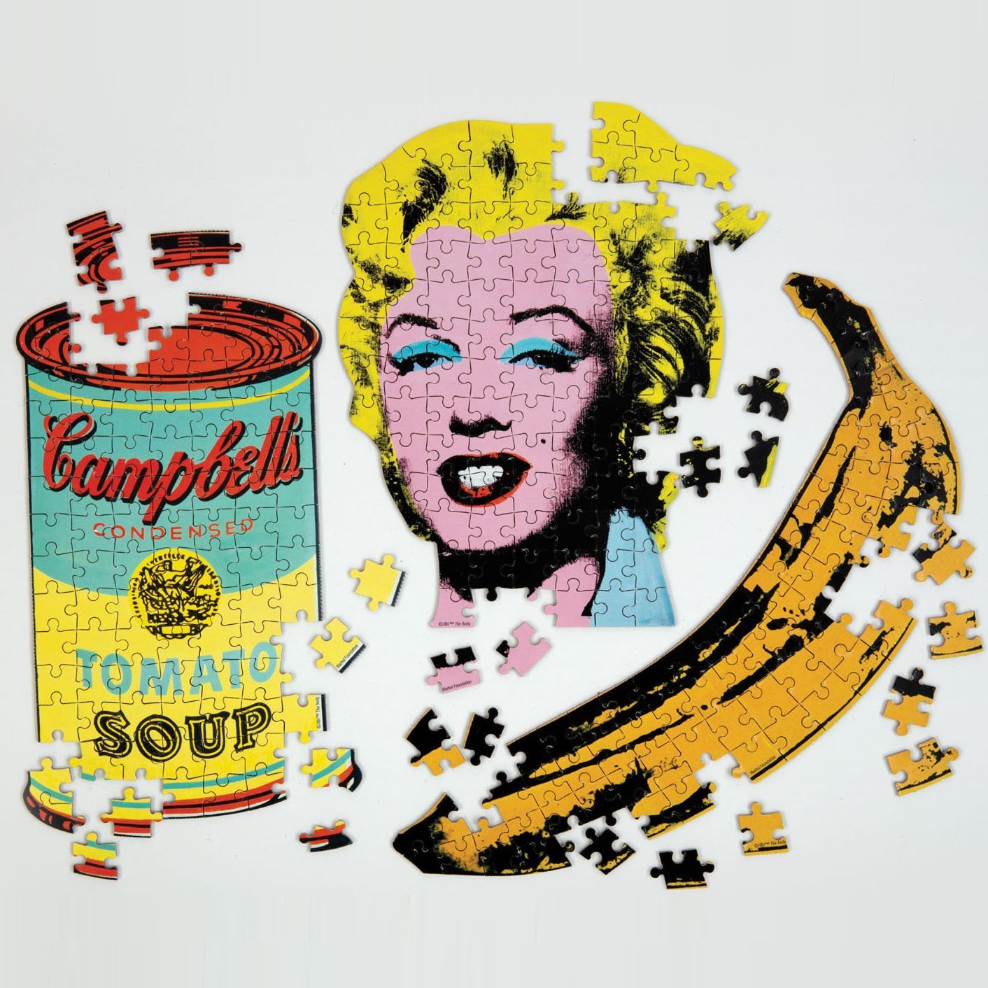 Andy Warhol Mini Shaped Jigsaw Puzzle "Soup" - Chrysler Museum Shop