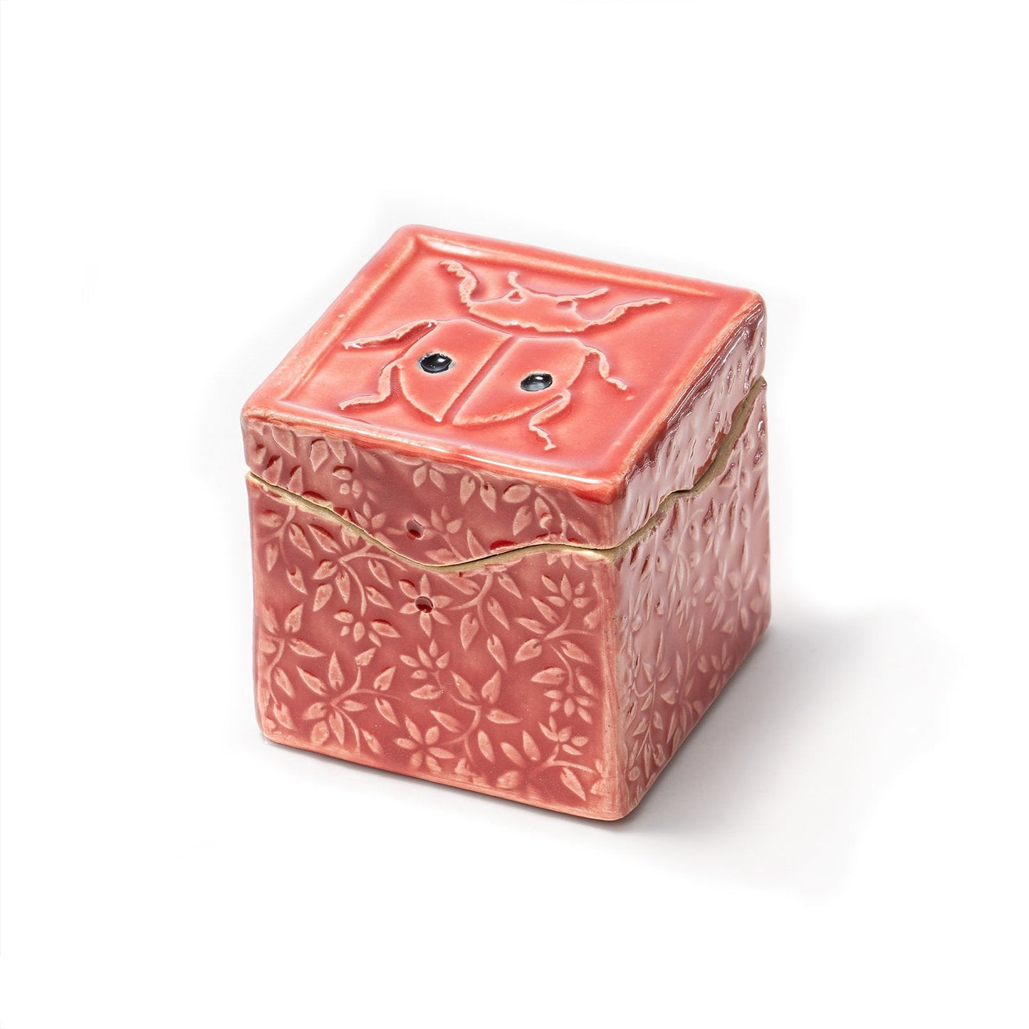 Handmade Ceramic Itty Bitty Box: Ladybug - Chrysler Museum Shop