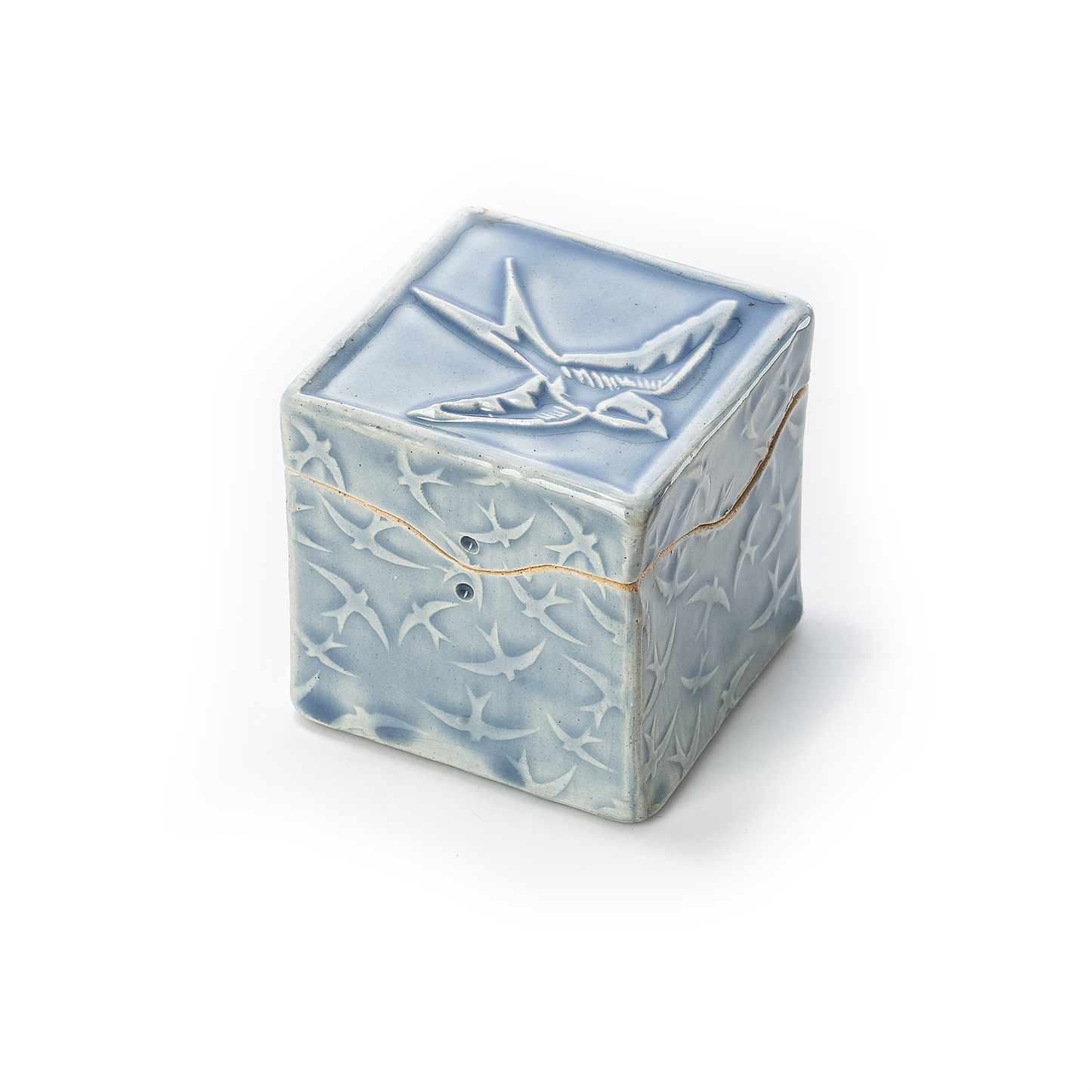Handmade Ceramic Itty Bitty Box: Swallow - Chrysler Museum Shop