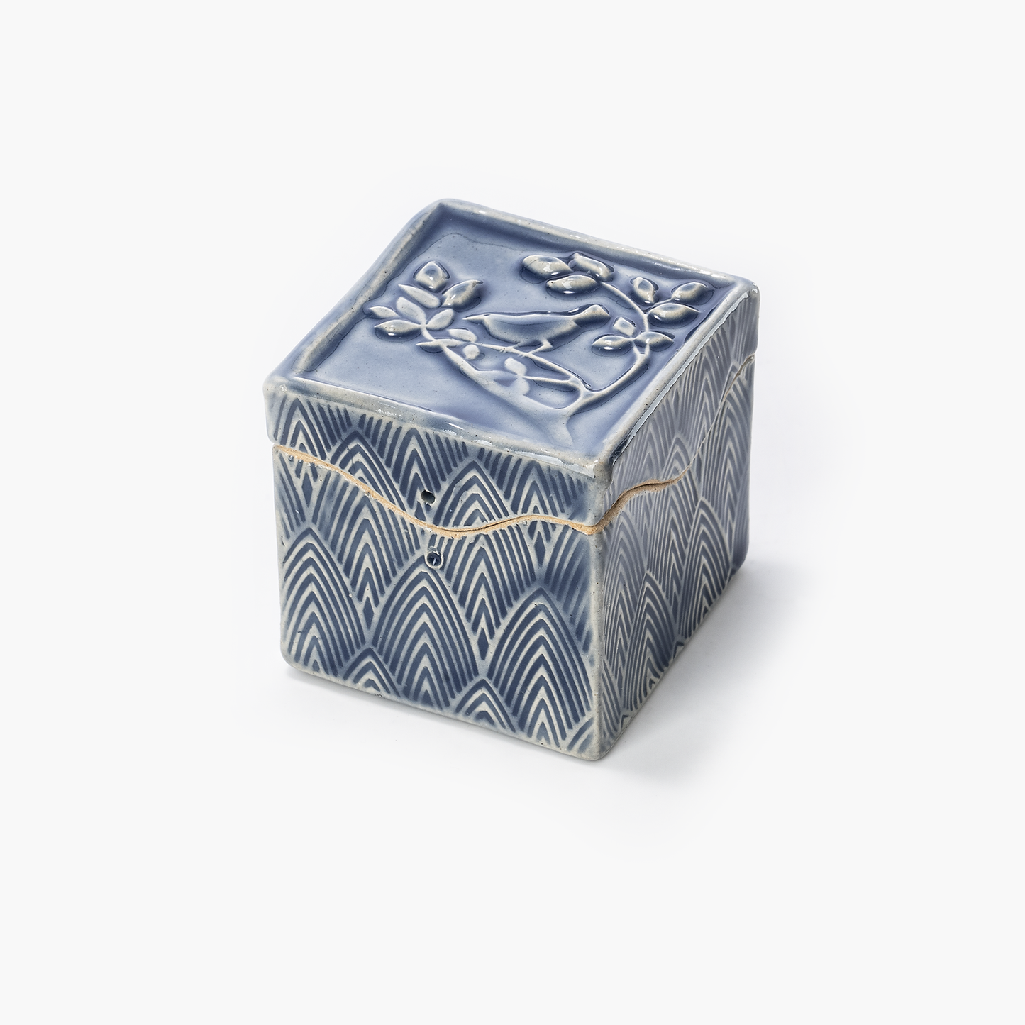Handmade Ceramic Itty Bitty Box: Bird in a Tree - Chrysler Museum Shop