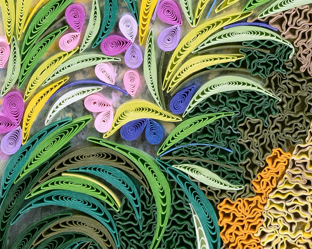 Artist Series Quilling Card: "The Path Through The Irises" by Claude Monet - Chrysler Museum Shop