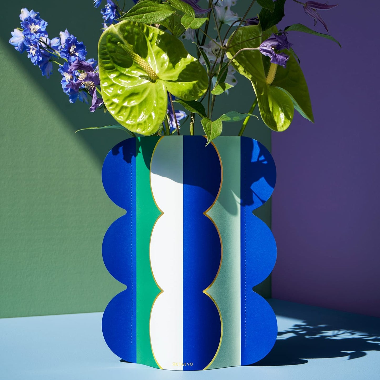 Riviera Wave Paper Vase - Chrysler Museum Shop