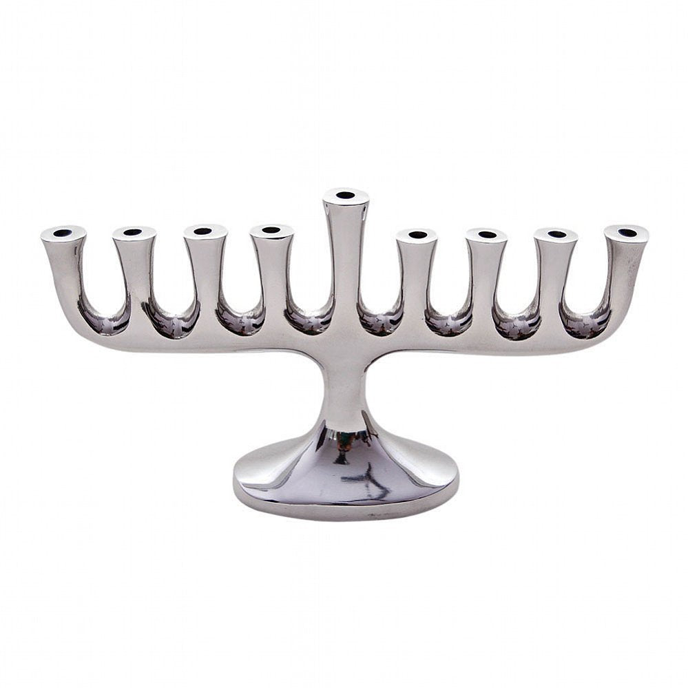 Sleek Aluminum Menorah - Chrysler Museum Shop