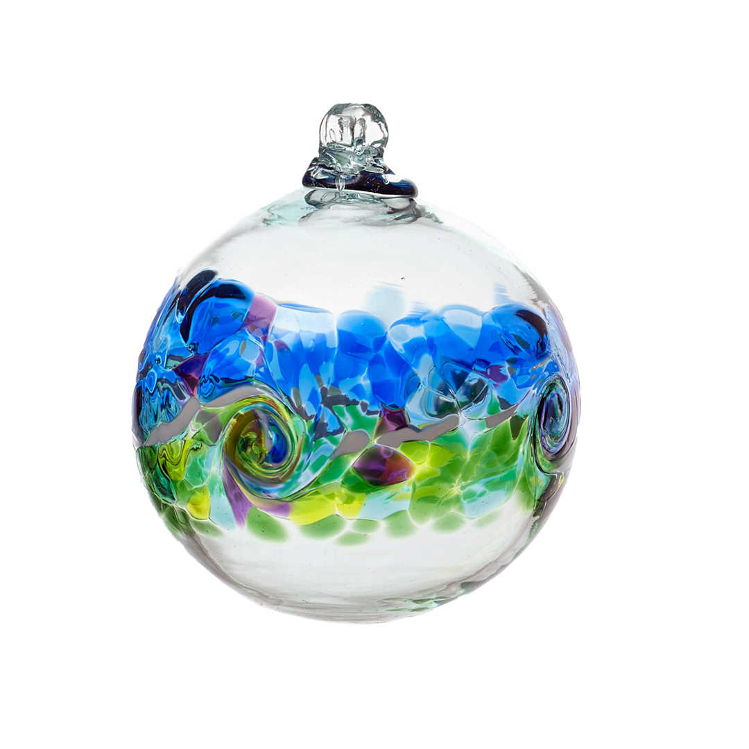 Large Color Wave Orb: Ocean Breeze