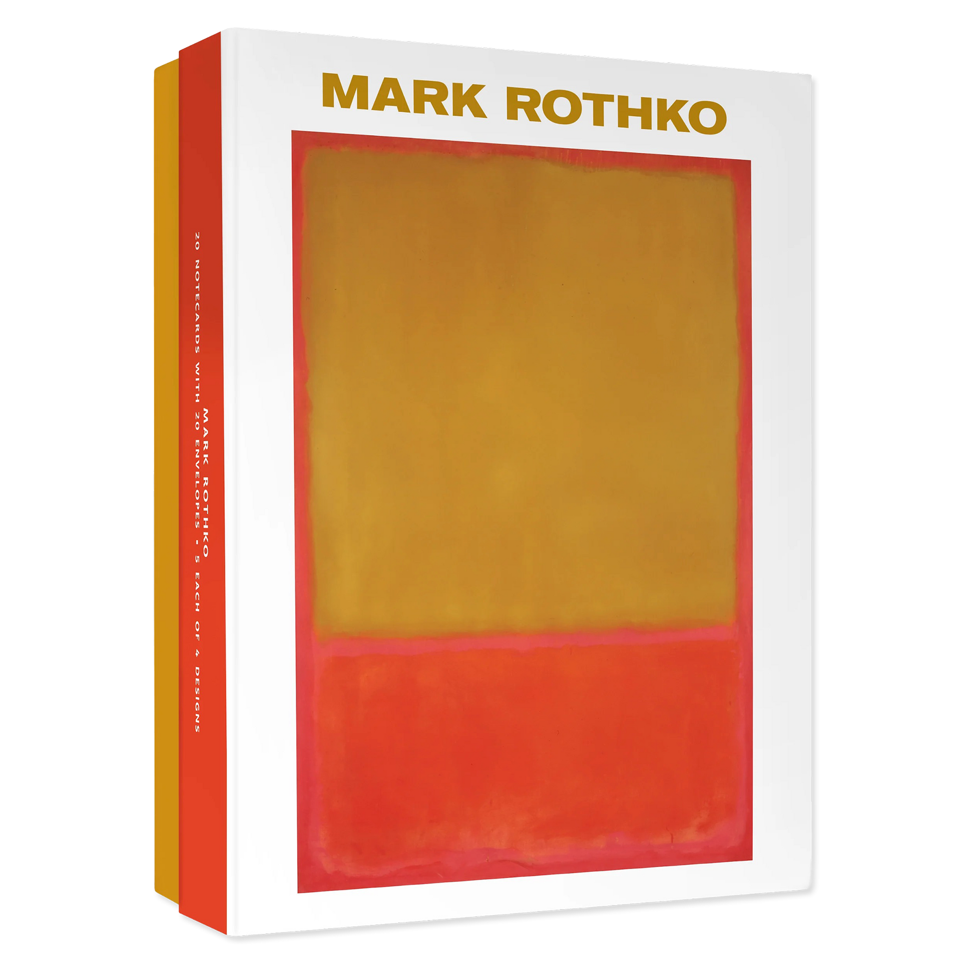 Box with Mark Rothko painting design on a white background